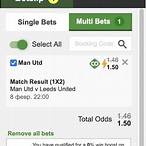 live soccer bet results